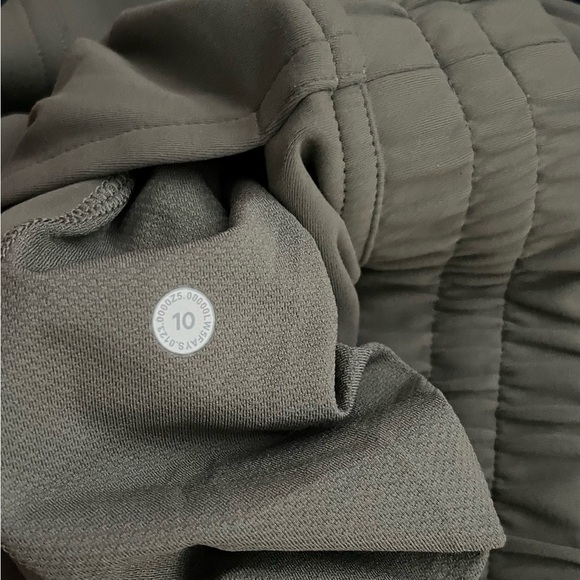 Lululemon Everlux High-Rise Zip-Leg Track Pant Full Length Grey Sage W5FAYS 10 - Picture 2 of 10
